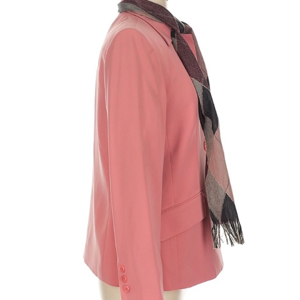 Kasper Pink Blazer with Patterned Scarf RIV - Picture 3 of 7